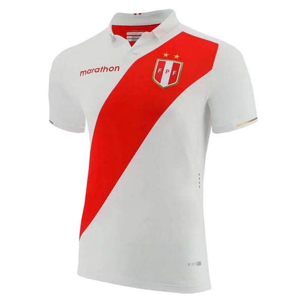 Maillot Football Pérou Domicile 2019 Blanc